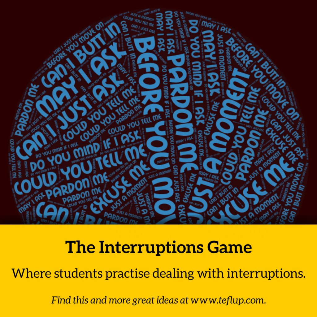 interruptions game
