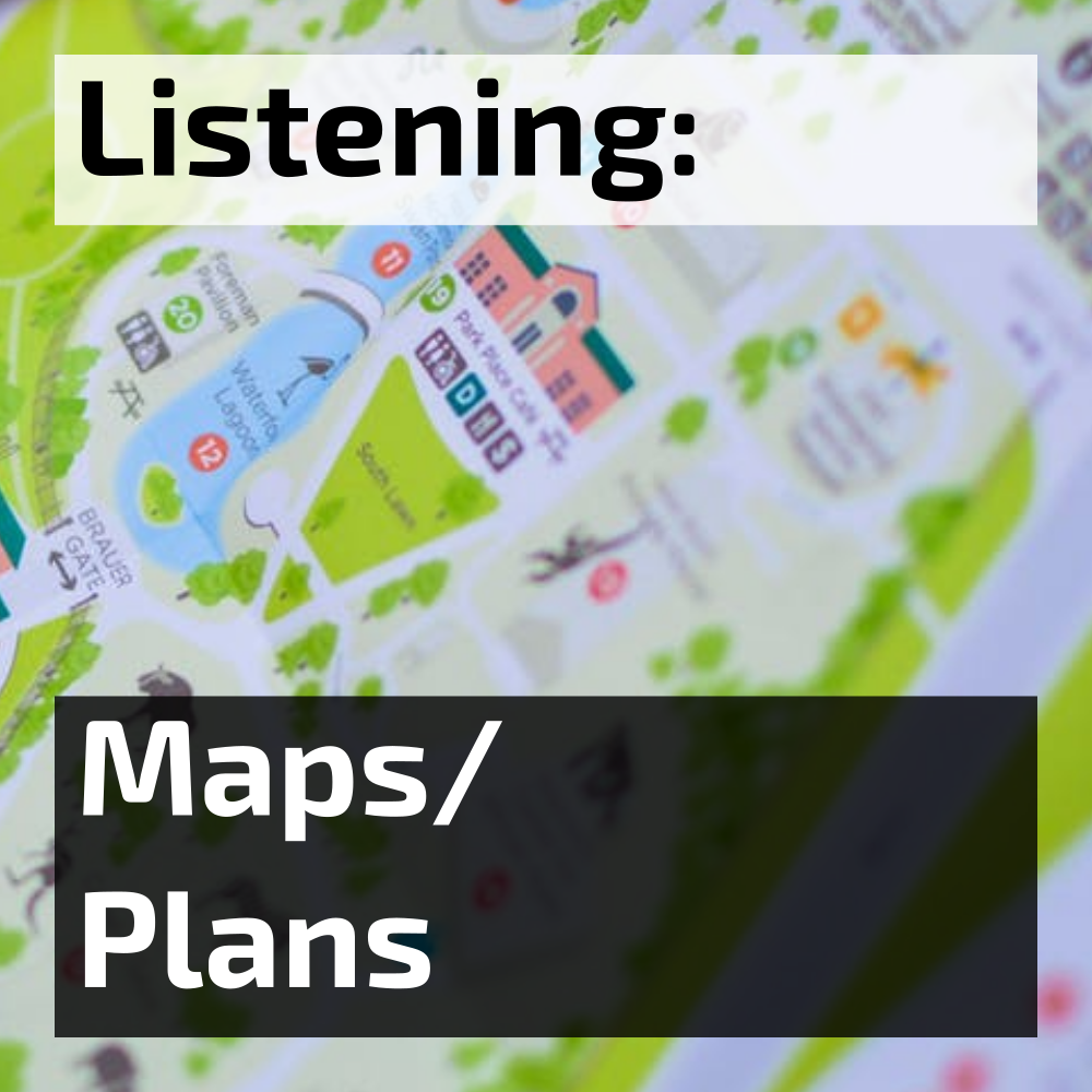 ielts listening maps and plans