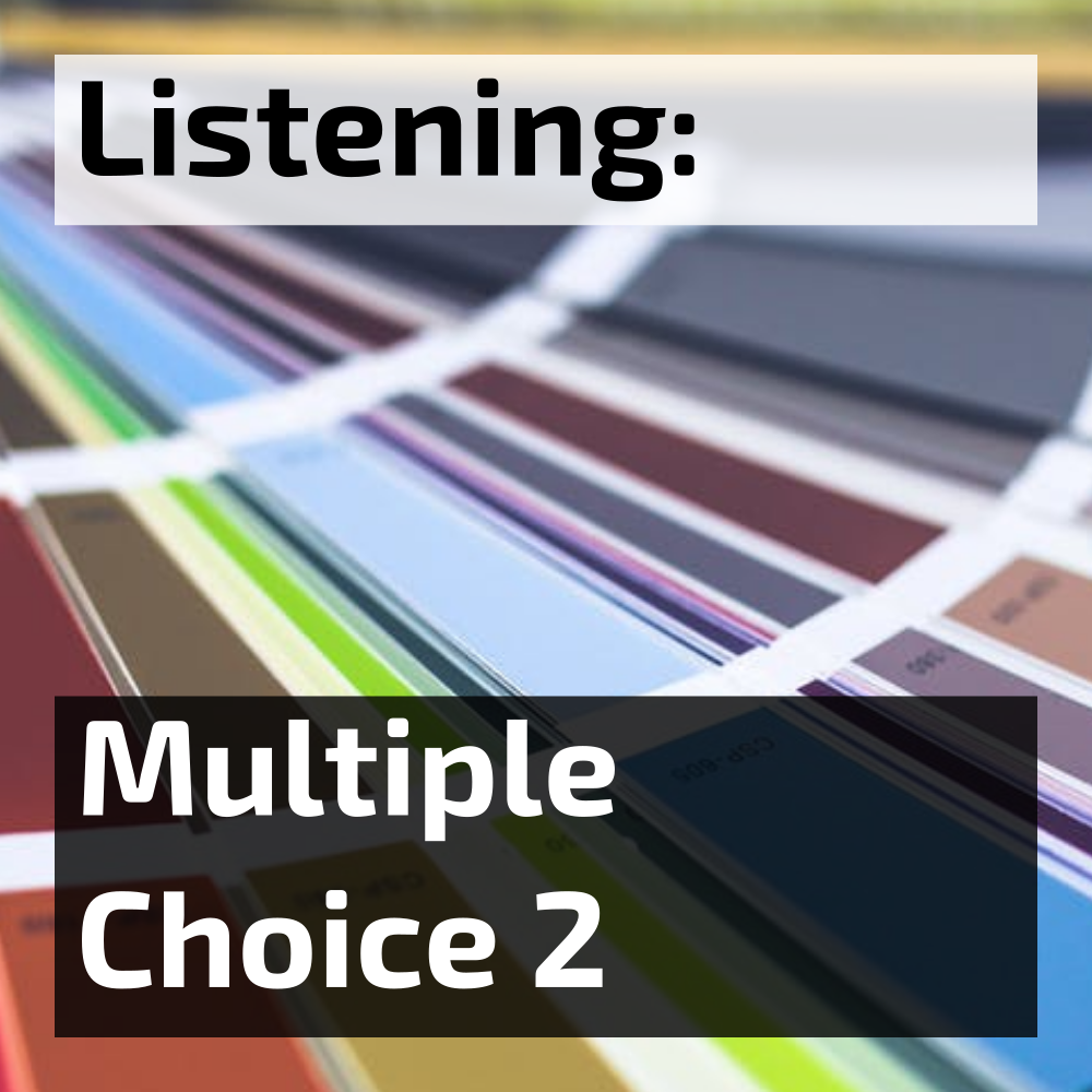 IELTS listening multiple answer multiple choice