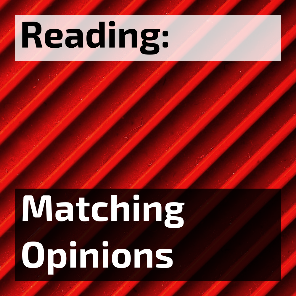 ielts reading matching opinions